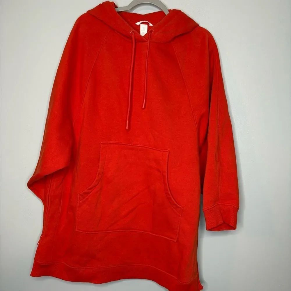 H&M oversized sweatshirt Hoodie dress with Zipper sides